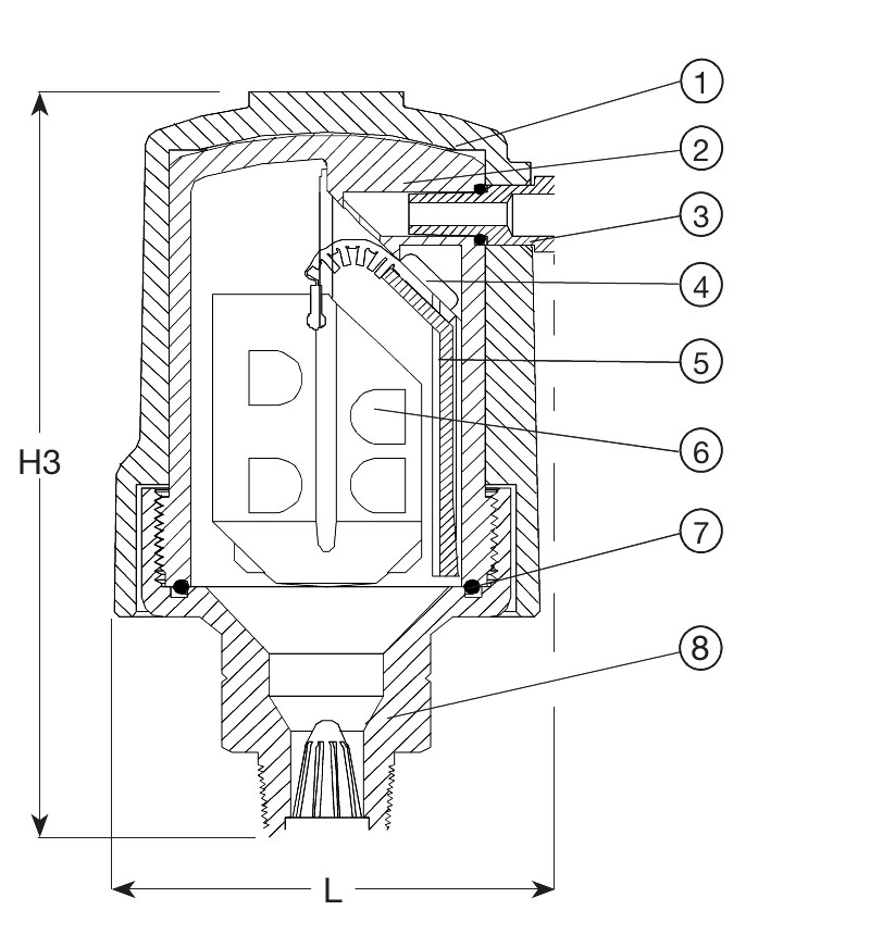 AVK VAN XẢ KHÍ TỰ ĐỘNG, PN16