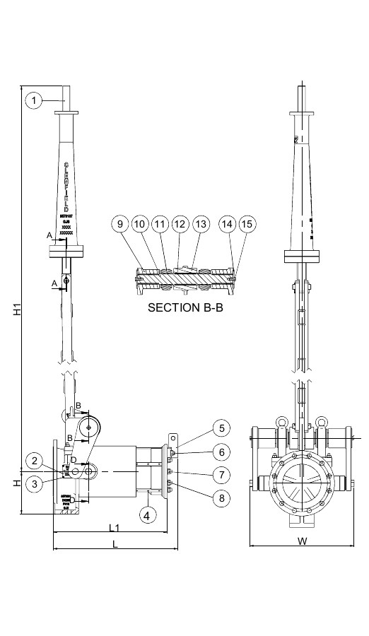 AVK VAN XẢ KIỂU FIXED CONE, PN16