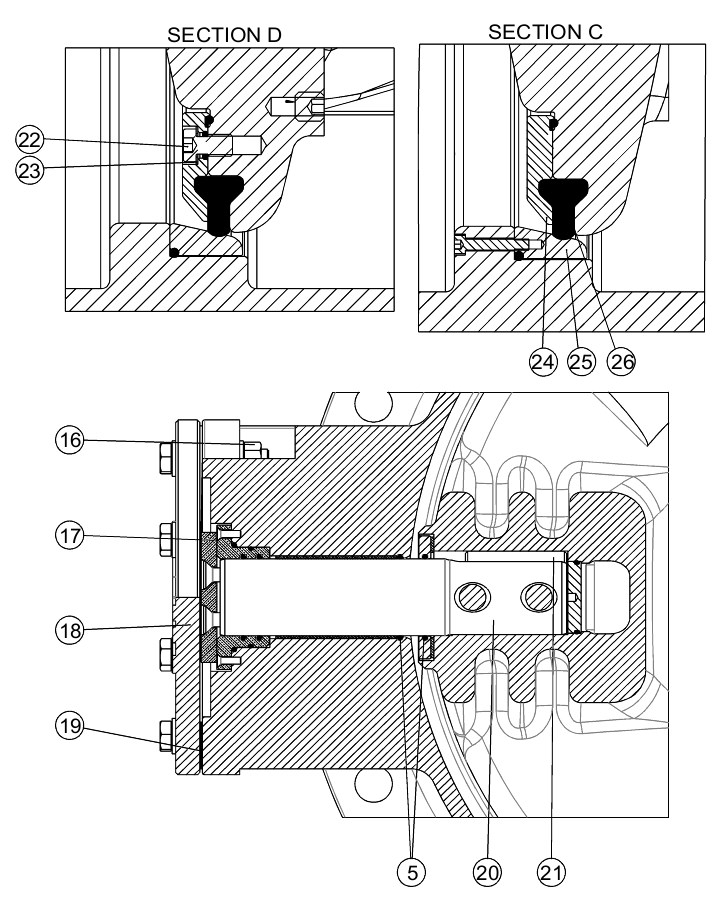 AVK VAN BƯỚM LỆCH TÂM KÉP, PN10/16