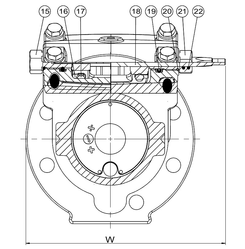 AVK VAN MỘT CHIỀU CÁNH LẬT, MẶT TỰA ĐÀN HỒI, PN10/16