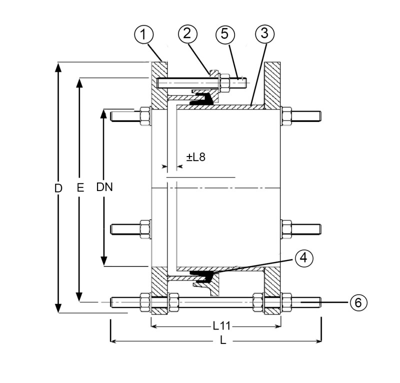 AVK MỐI NỐI BB (DISMANTLING JOINT)