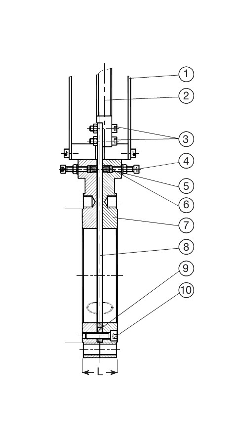 AVK VAN DAO KÈM ĐỘNG CƠ ĐIỆN PN10