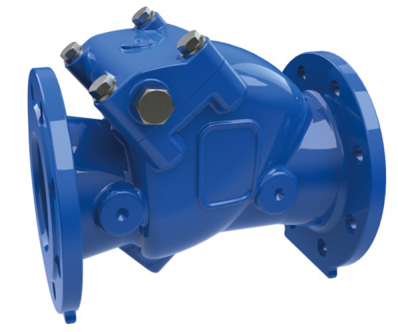 AVK VAN MỘT CHIỀU CÁNH LẬT DÀNH CHO NƯỚC THẢI SERIES 41, MẶT TỰA ĐÀN HỒI, PN10/16