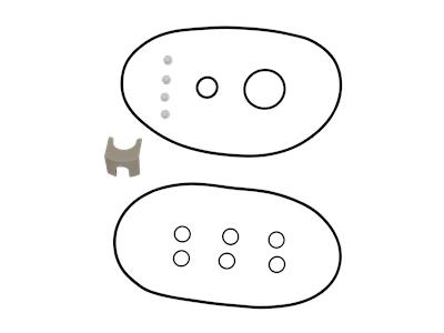 Kit, Gasket 1-10 VITON - CR(N)45/64 - 96416600