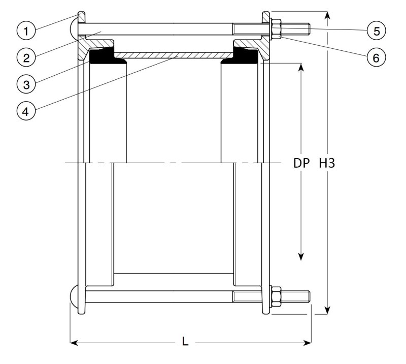 AVK MỐI NỐI THẲNG (EE) SERIES 258