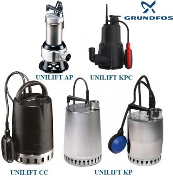 Bơm chìm Grundfos Unilift AP, Unilift KP, Unilift CC, Unilift KPC
